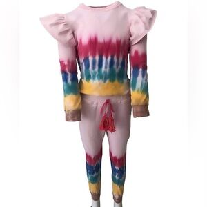 NWT Lola + The Boys Dip Dye Jogger Set!